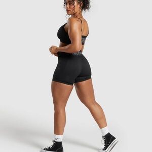 Gymshark black seamless gym shorts